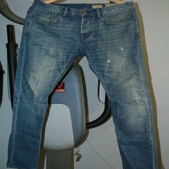 Mens All Saints Blythe Cigarette Skinny Fit jean 30W
